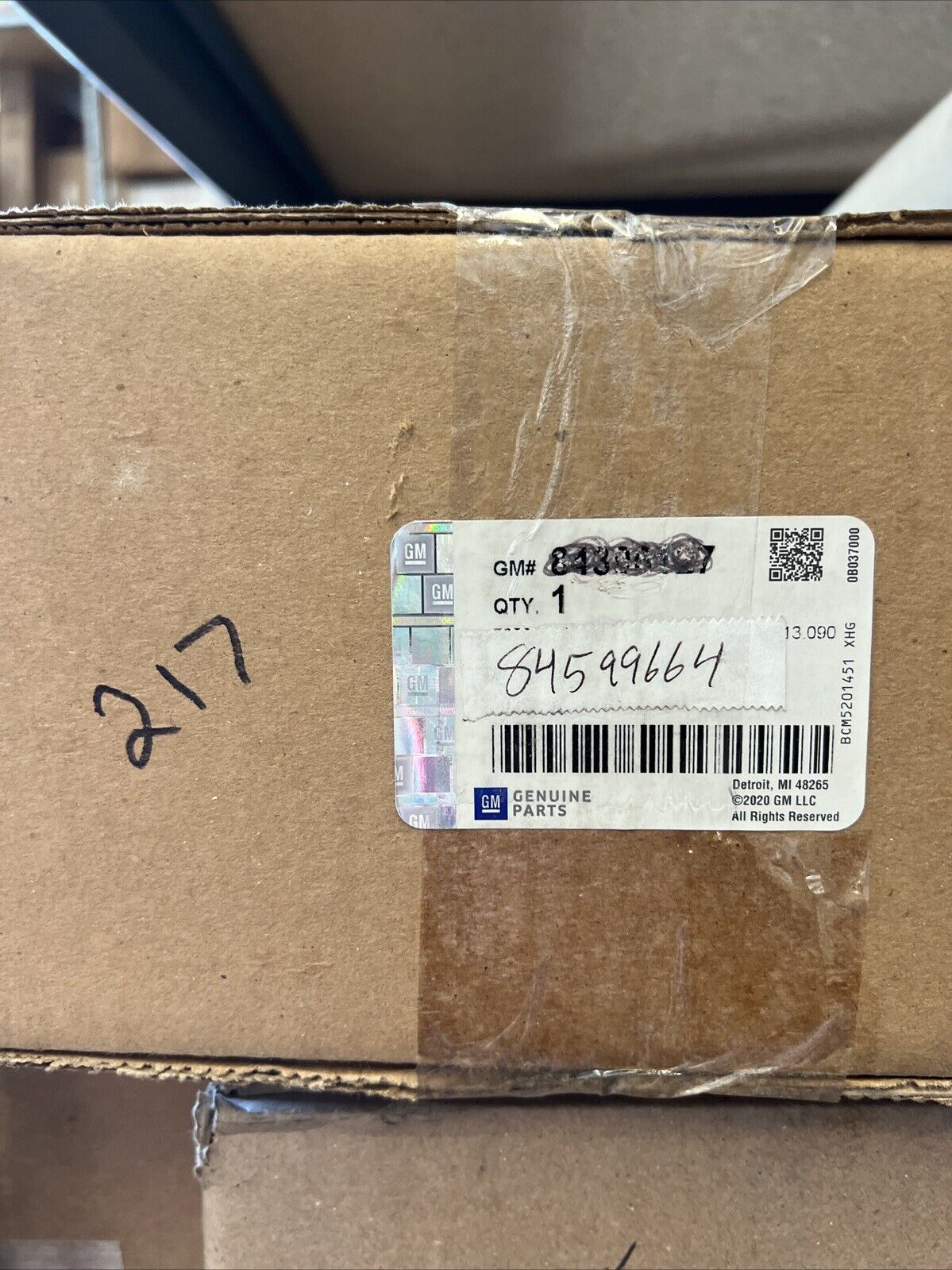 NEW Genuine OEM GM Front Passenger Side Door Wiring Harness 84599664