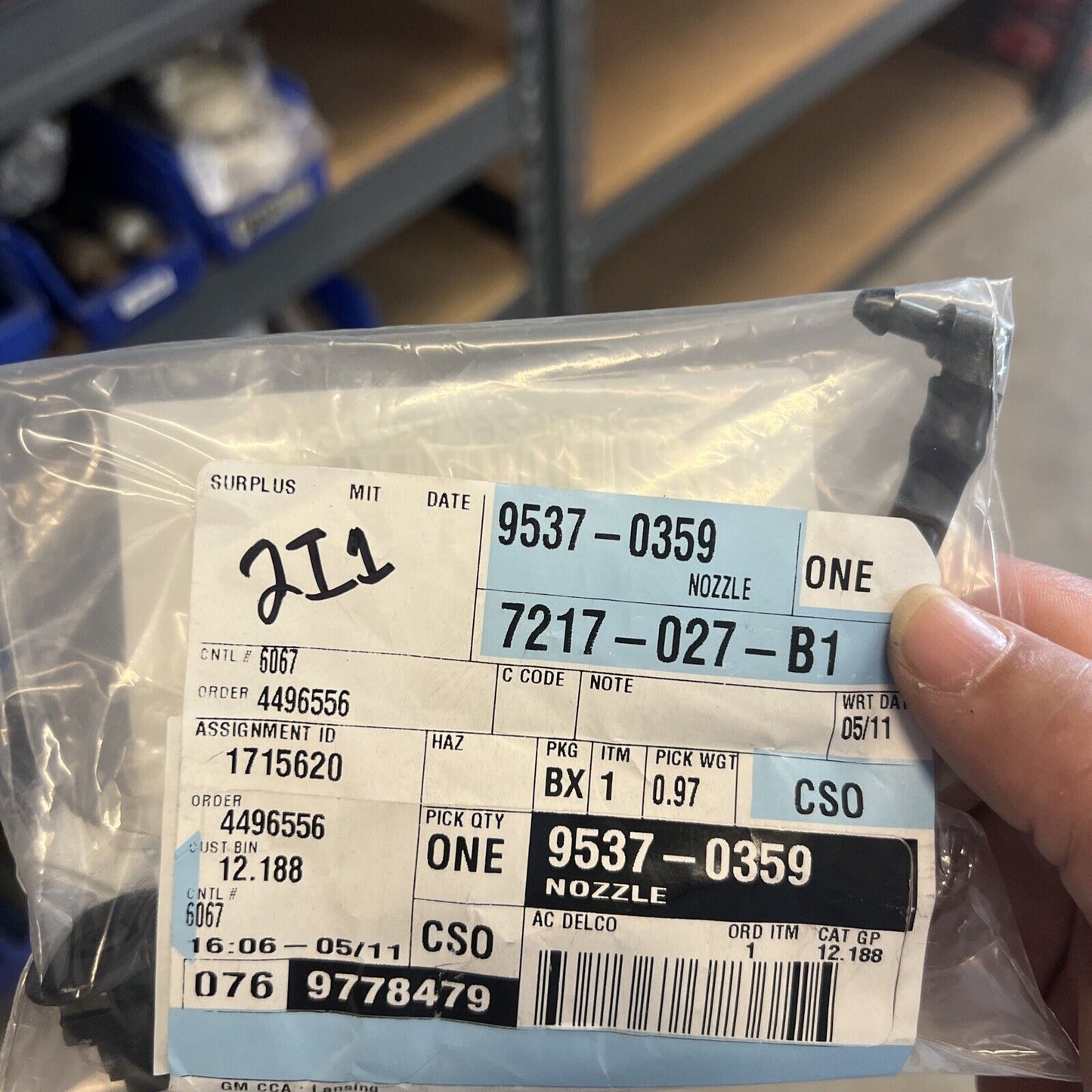 Genuine OEM GM Rear Window Washer Nozzle 42766969