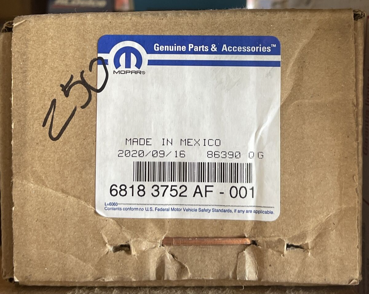 New OEM Genuine Mopar Dodge Challenger Driver Side Door Switch Bezel 68183752AF