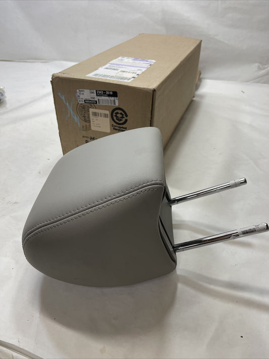 New OEM GM Front Seat Head Rest Titanium Leather 23433510 Traverse Enclave 13-17