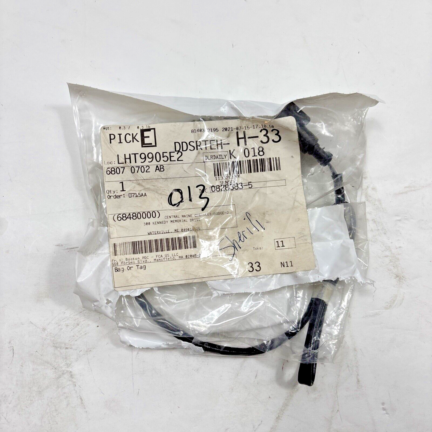 Genuine OEM Mopar Fiat 500 Downstream O2 Oxygen Sensor 1.4L 2012-2019 68070702AB