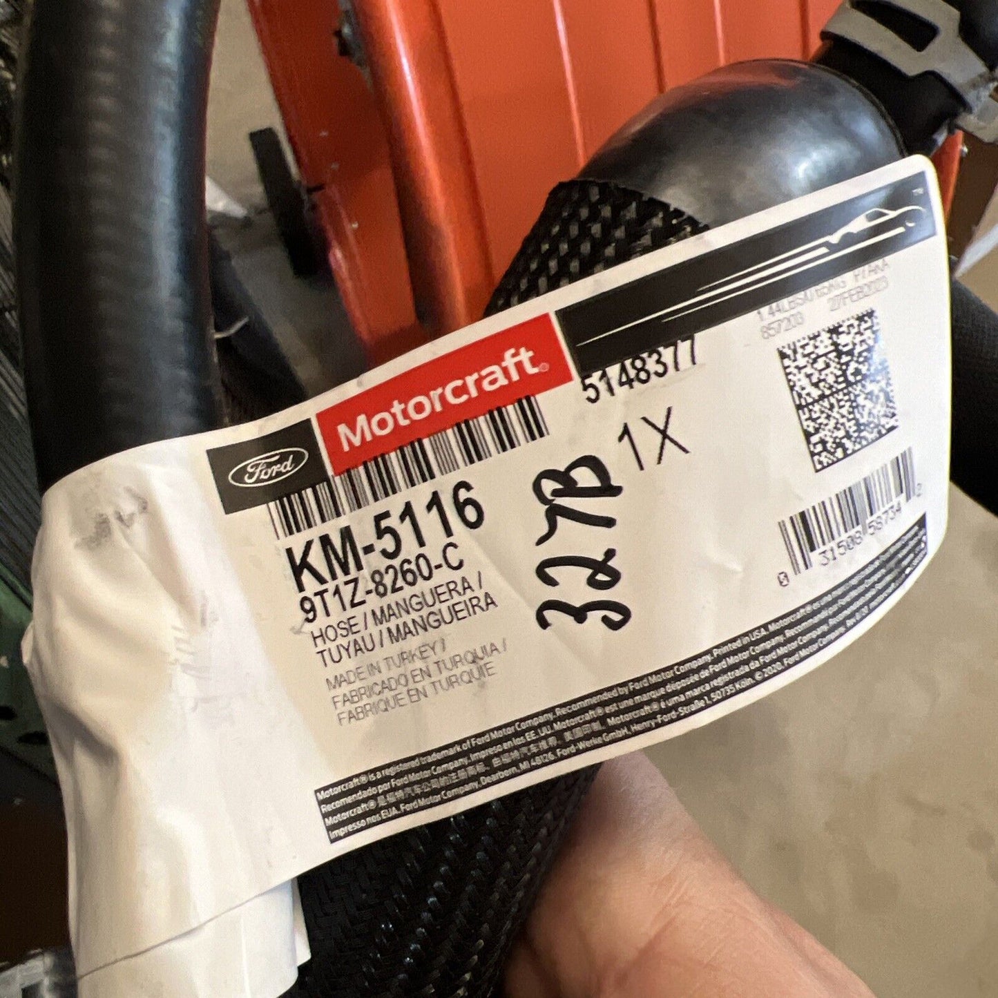 Genuine OEM Motorcraft Ford Transit Connect 2010-2013 Coolant Hose KM5116