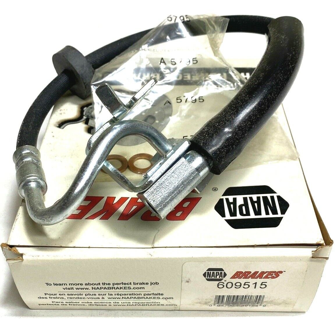 New Napa Brake Hydraulic Hose Front 609515