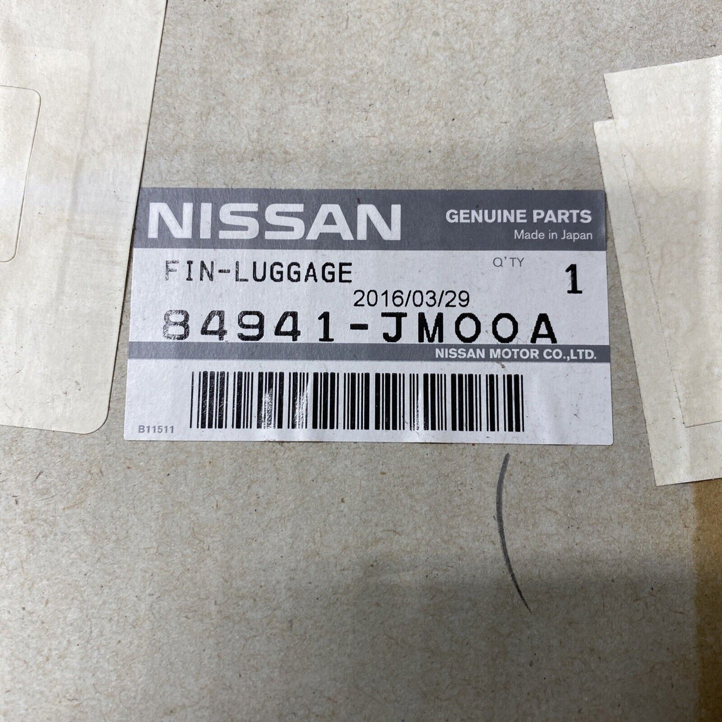 New OEM Nissan Rogue Upper Quarter Trim Left 2008-15 84941JM00A