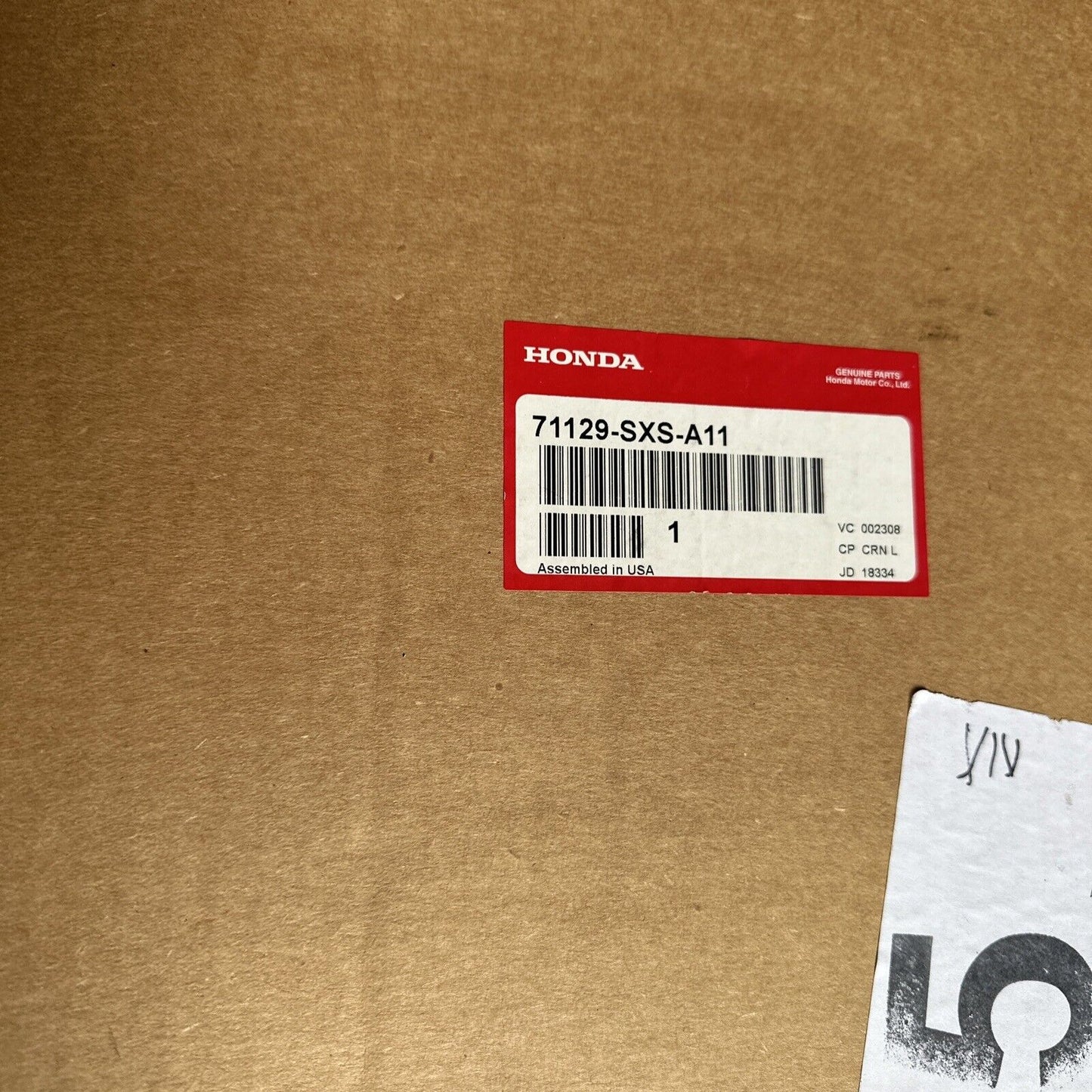 New OEM Genuine Honda CR-V 10-11 Front Lower Grille Molding Assembly 71129SXSA11