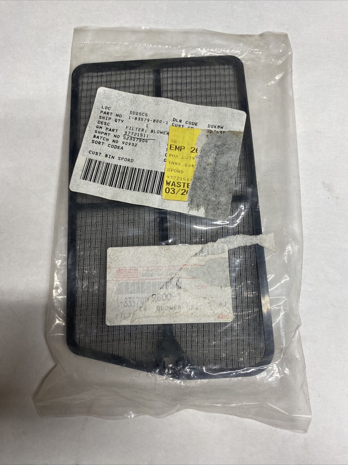 New OEM GM Filter 97721511