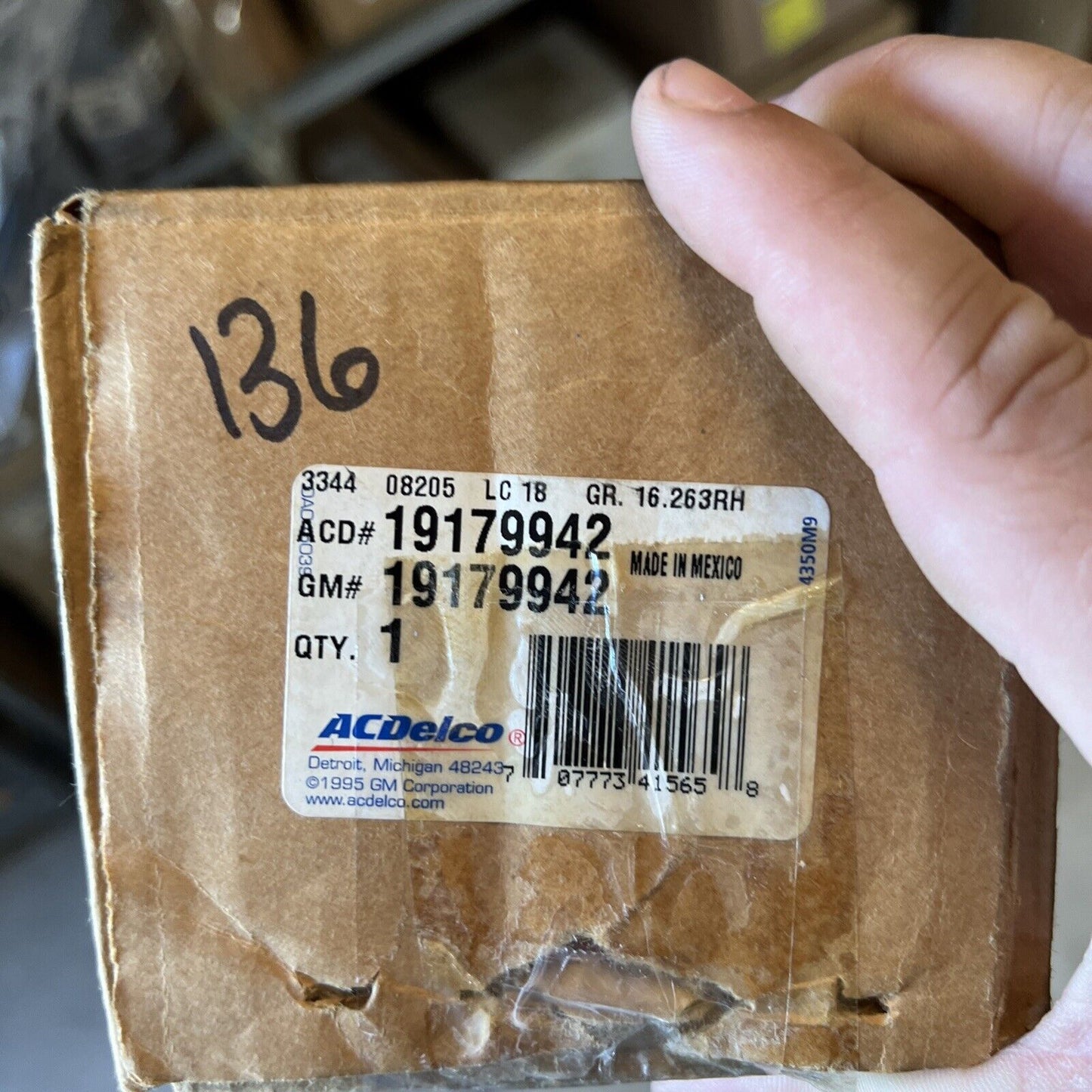 New OEM Genuine GM ACDelco Front Side Door Window Regulator Motor Kit 19179942