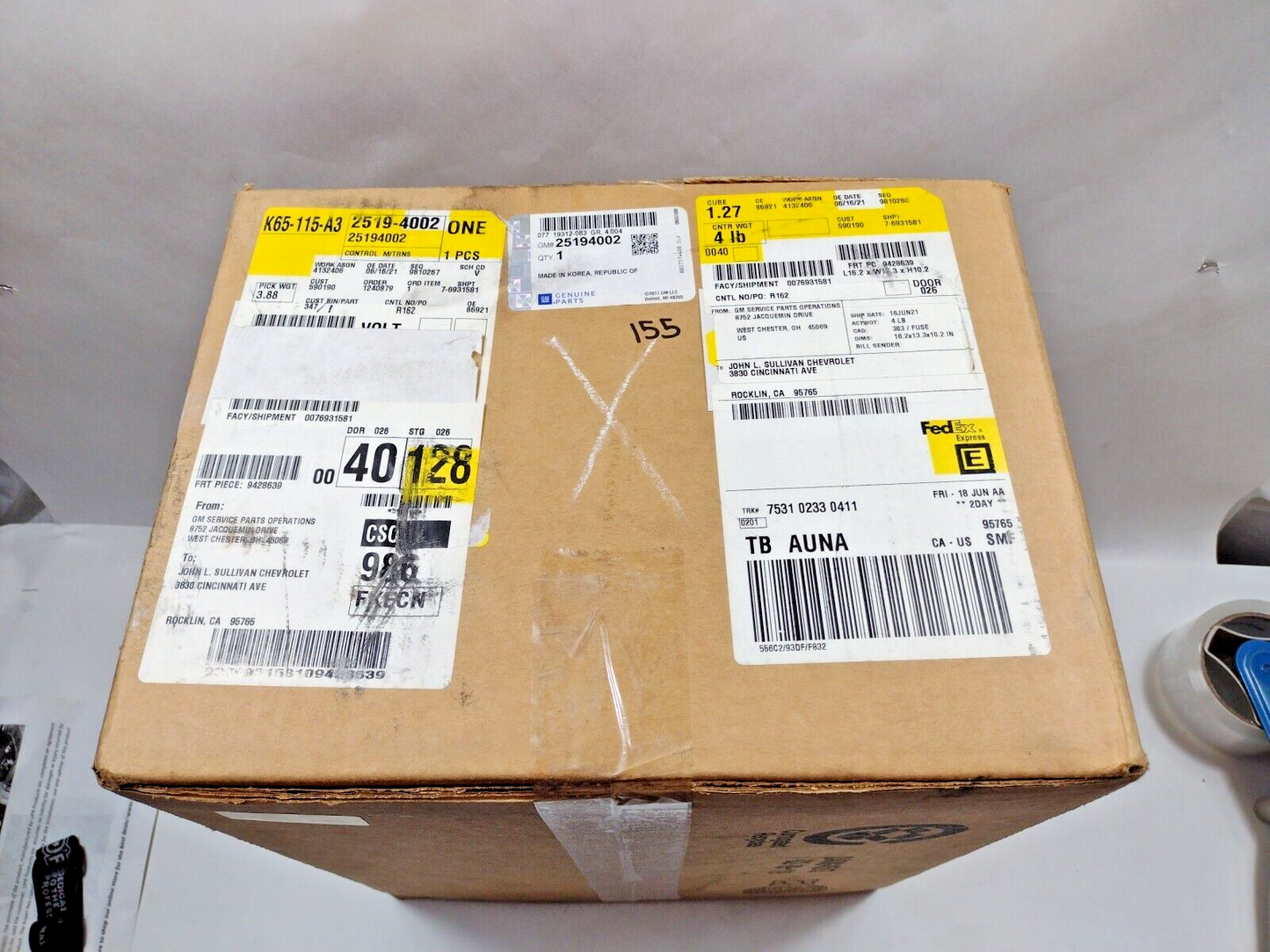 Genuine OEM GM Chevrolet Cruze Manual Transmission Shifter Assembly 25194002