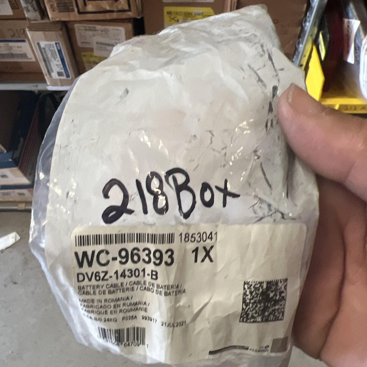 New OEM Ford Battery Cable Positive Motorcraft WC96393