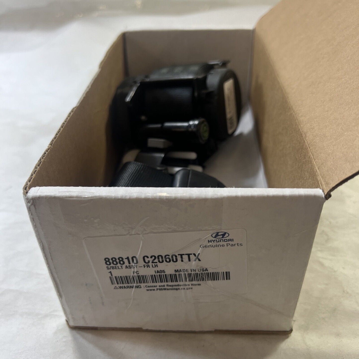 Genuine OEM Hyundai Sonata Front Driver Side Seat Belt 2018-19 88810C2060TTX