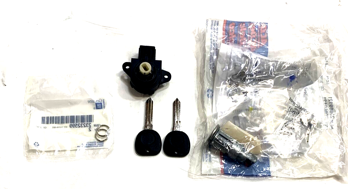 New OEM GM Ignition Lock Cylinder Kit 23240429
