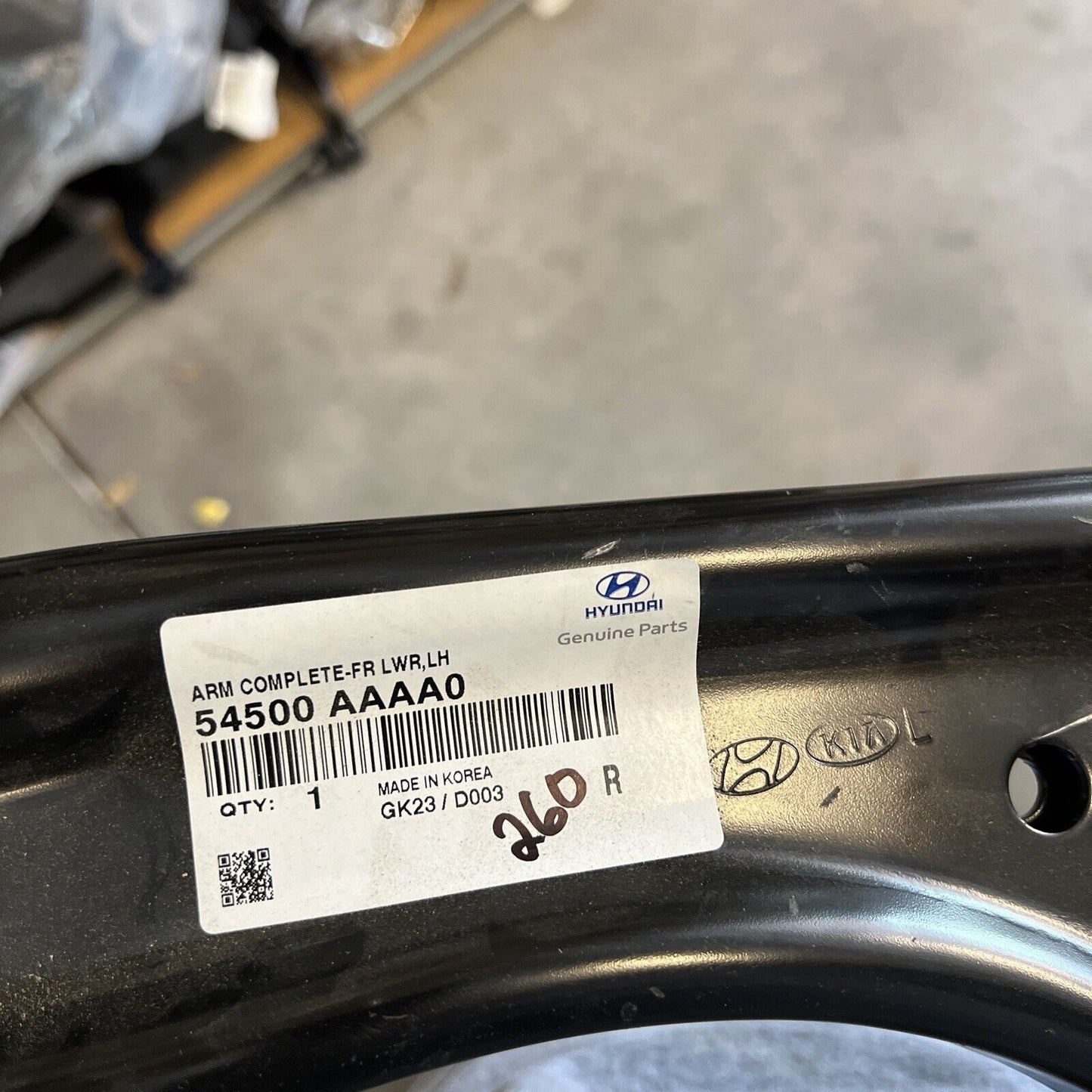 Genuine OEM Hyundai Elantra Front Lower Left Control Arm 2021-23 54500AAAA0