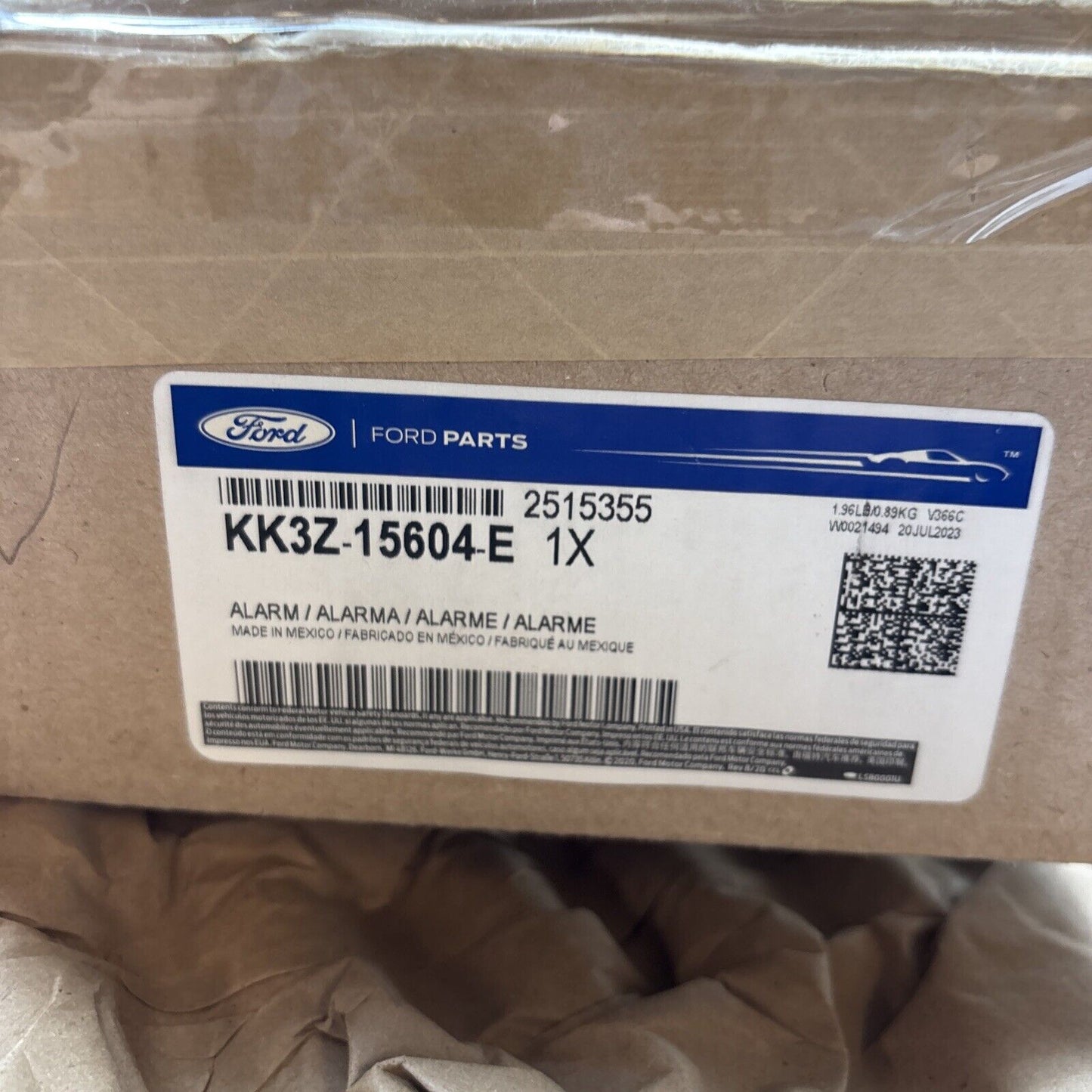 Genuine OEM Ford Transit Keyless Entry Door Lock Alarm System Module KK3Z15604E