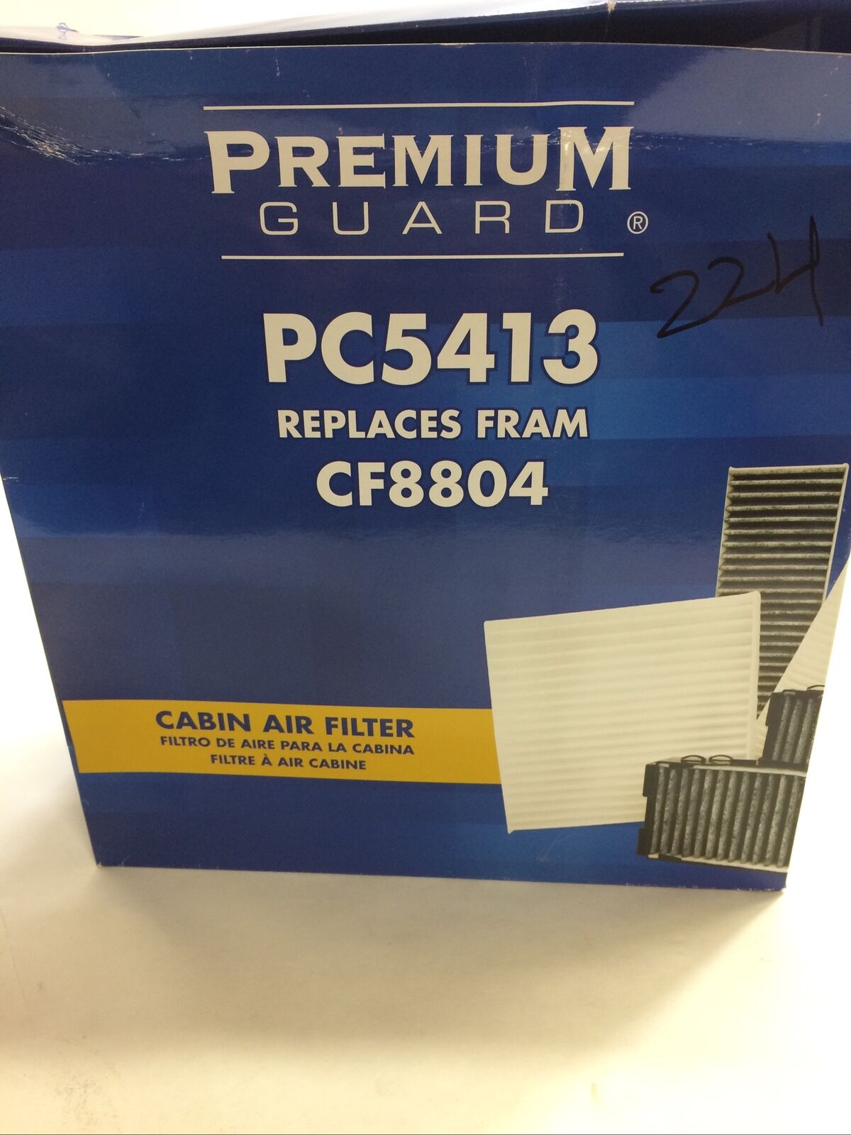 New Premium Guard Cabin Air Filter PC5413