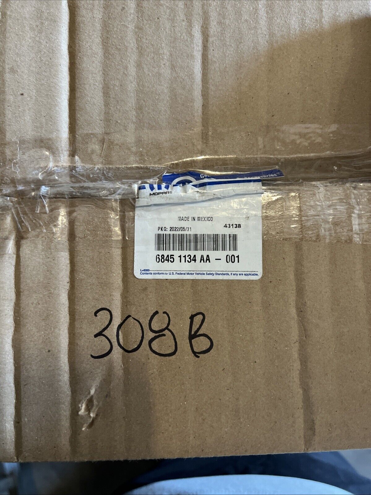 Genuine OEM Mopar RAM 2500 Rear Valance Right 2019-2024 68451134AA