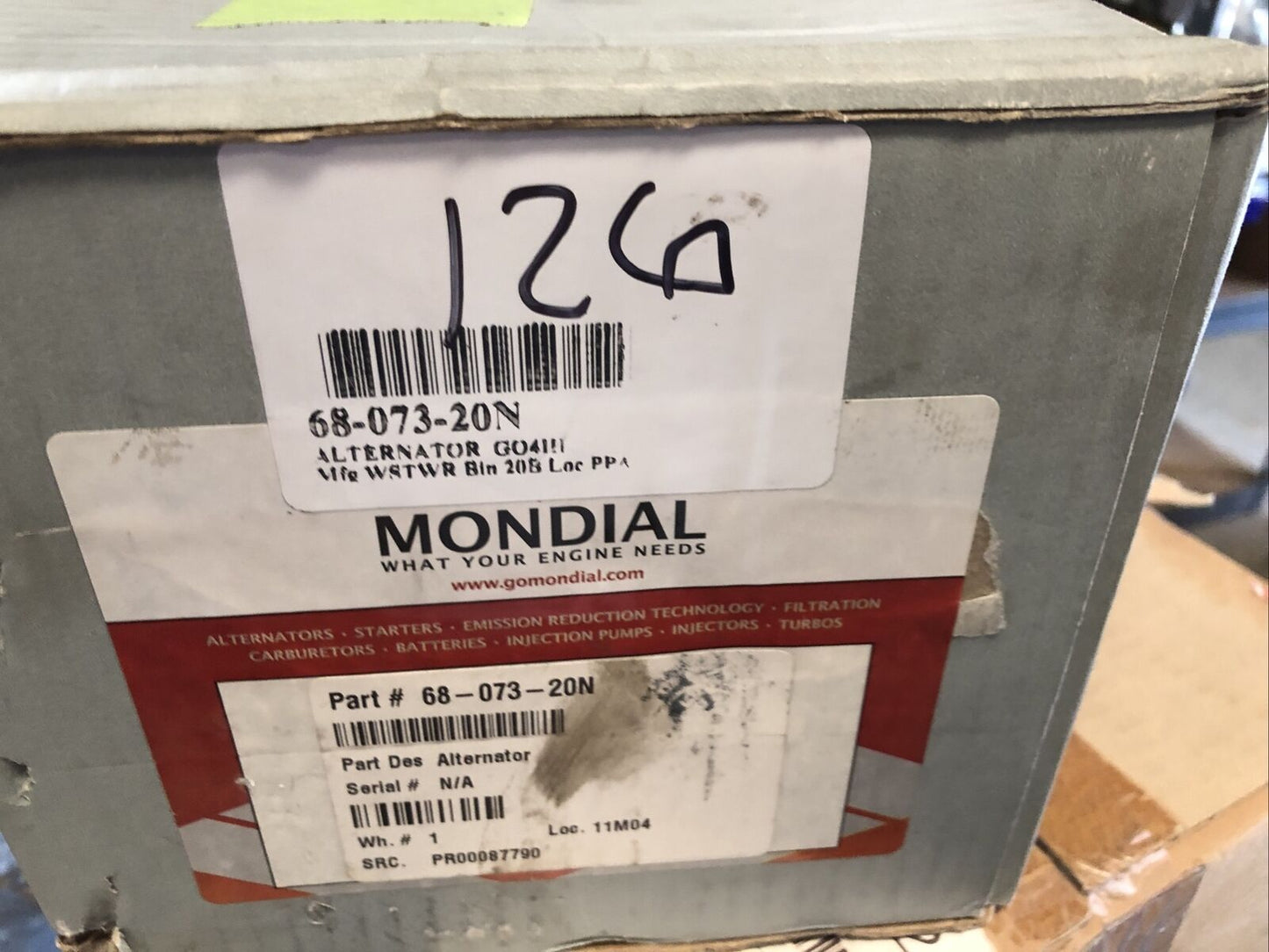 New OEM Genuine MAI Alternator 12V 70 AMP 6807320N