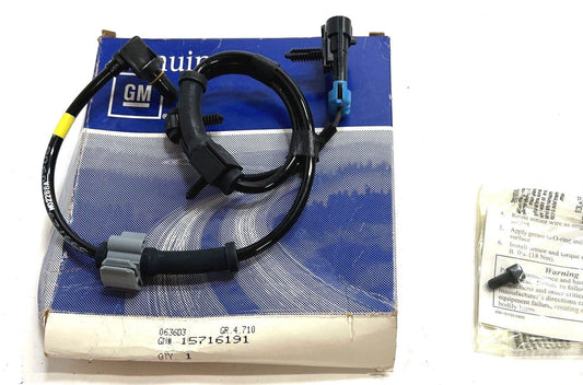 New OEM GM Wheel Speed Sensor Front 15716191