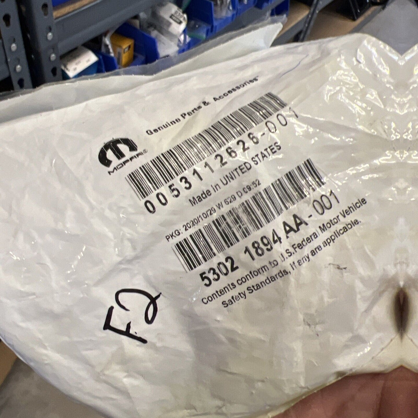 Genuine OEM Mopar Engine Camshaft 53021894AA001