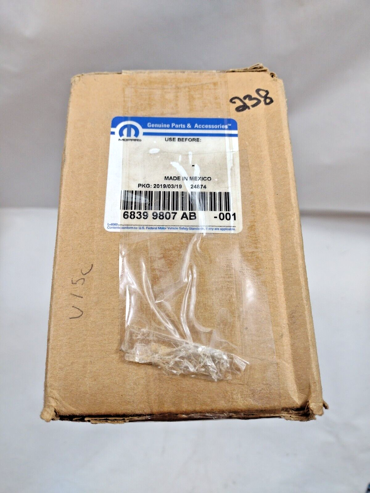 Genuine OEM Mopar Jeep Wrangler Steering Column Module 2018-2024 68399807AB