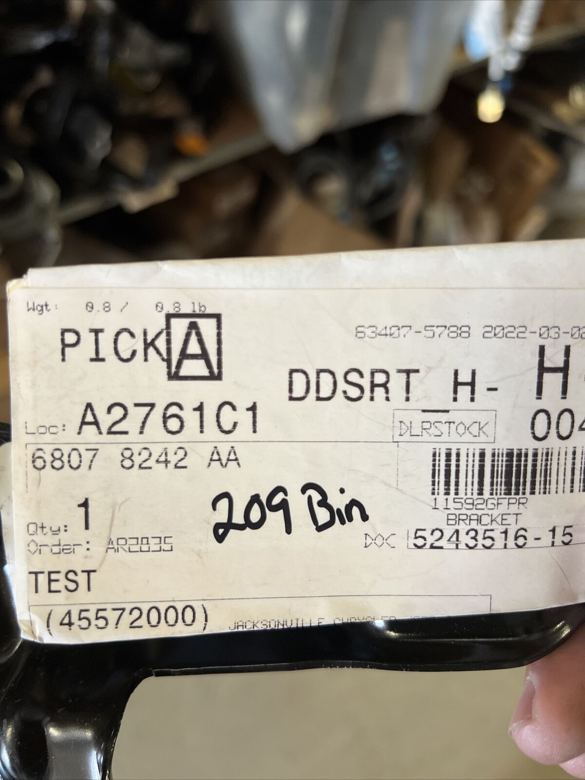 New OEM Genuine Mopar Ram 2013-2021 Passenger Side Bracket 68078242AA