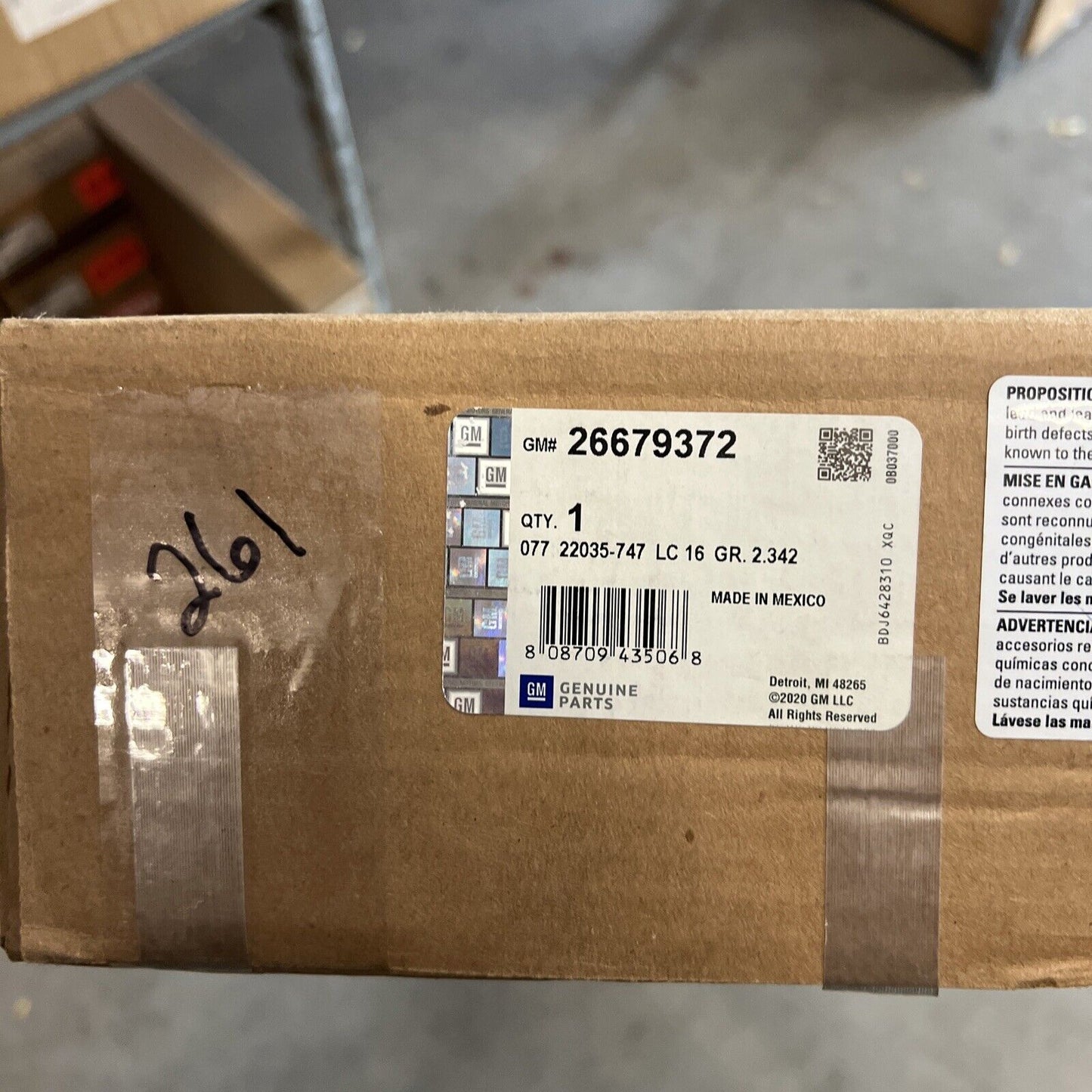 Genuine OEM GM LaCrosse Positive & Negative Battery Cable Asm 2010-2016 26679372