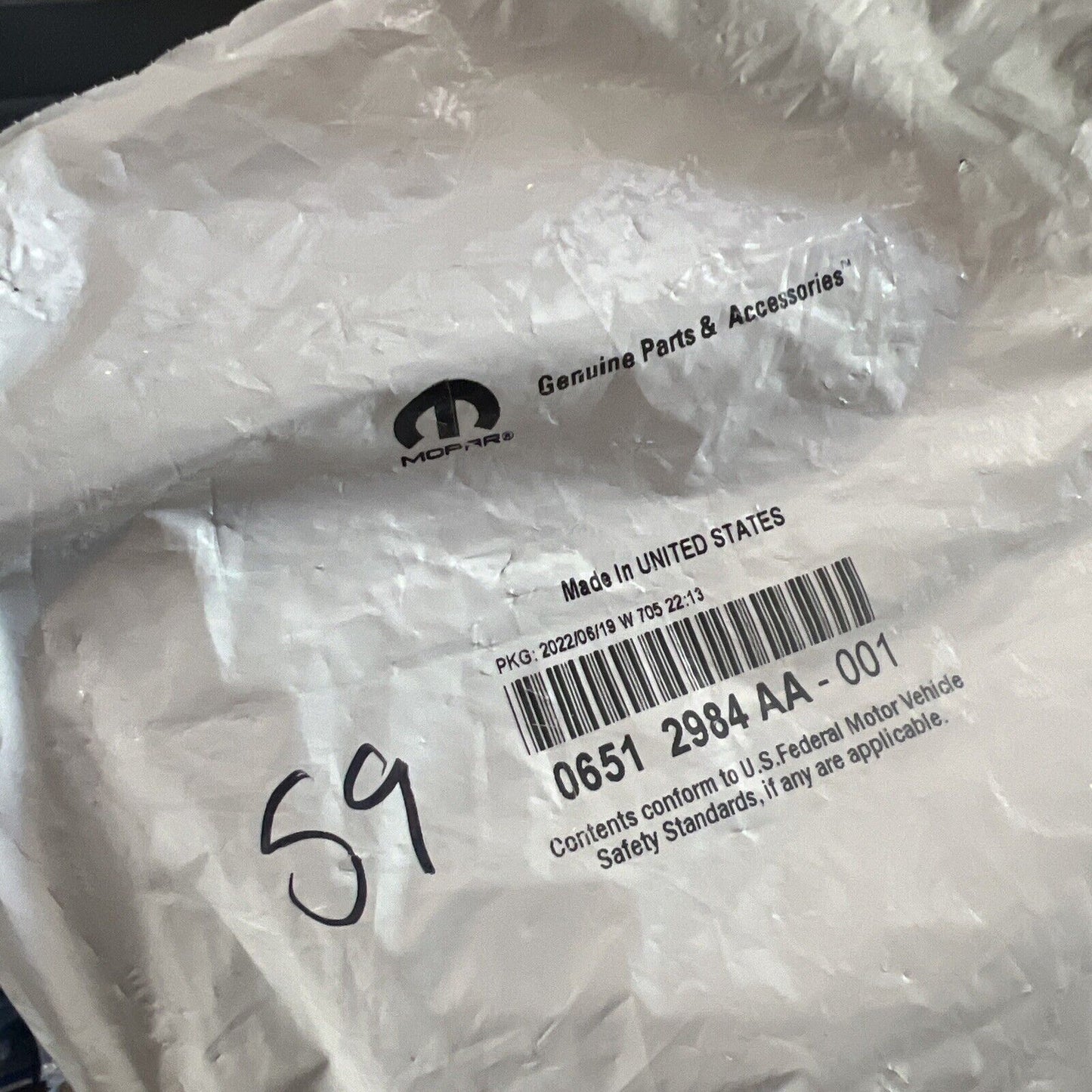 1 single* Genuine OEM Mopar 1500 Hex Head Bolt And Washer 2020-2023 6512984AA