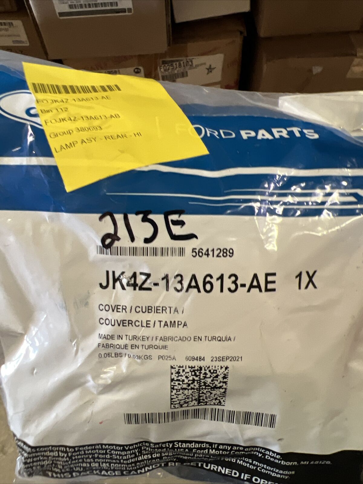 New OEM Genuine Ford Transit-150 2018- 2019 Left Driver's Side Lens JK4Z13A613AE