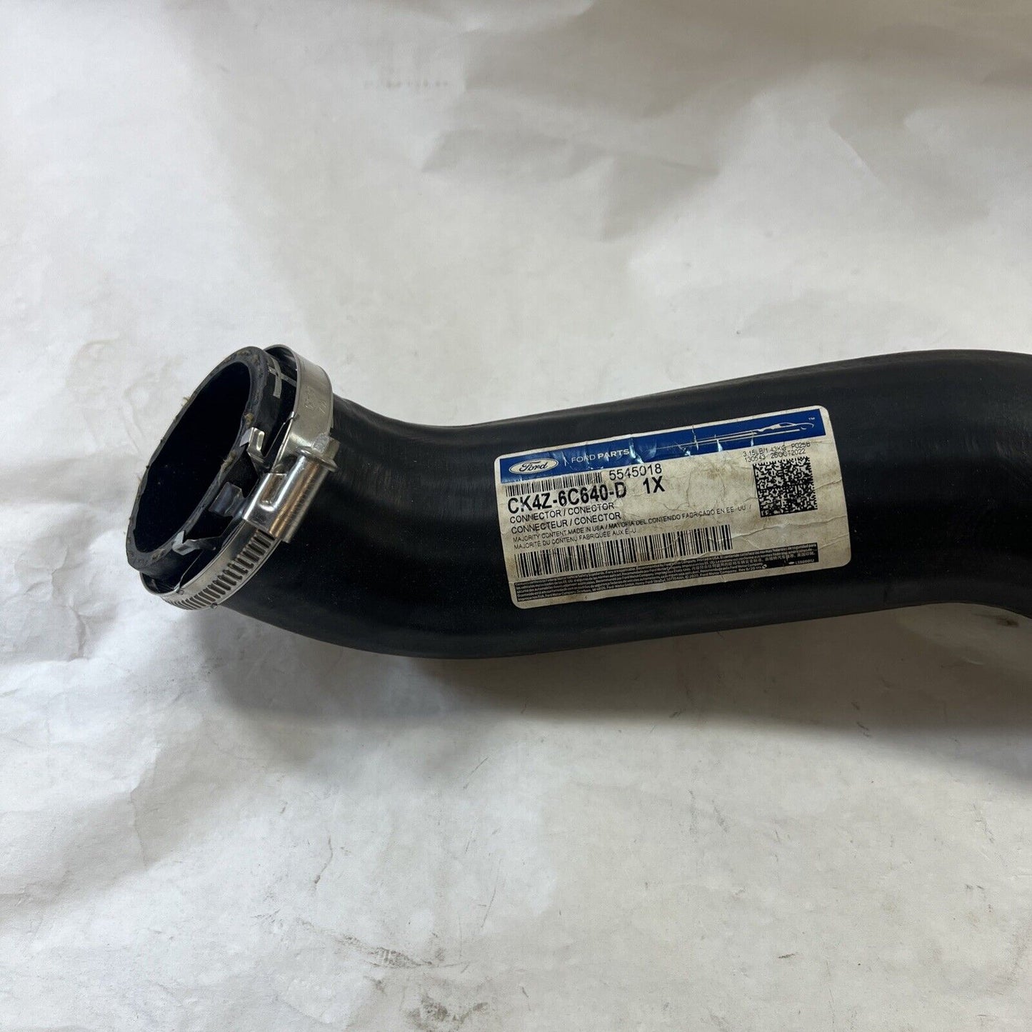 Genuine OEM Ford Transit-150 Turbo Turbocharger Intercooler-Air Hose CK4Z6C640D