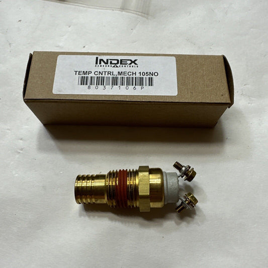 New OEM Genuine Index Heavy Duty Temperature Switch 105° 8037106P