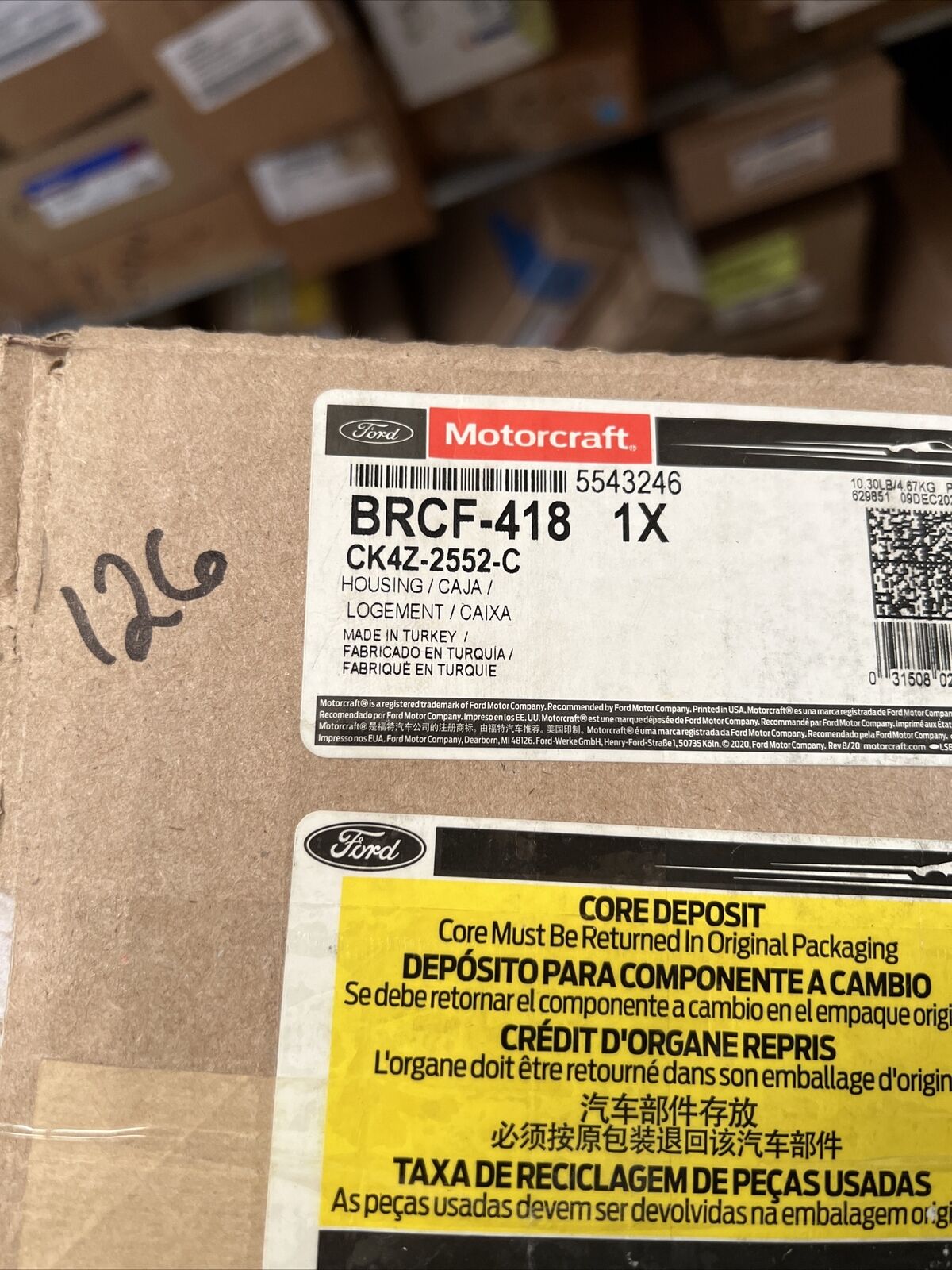 New OEM Ford 15-19 Transit-150 Rear Brake Caliper CK4Z2552C