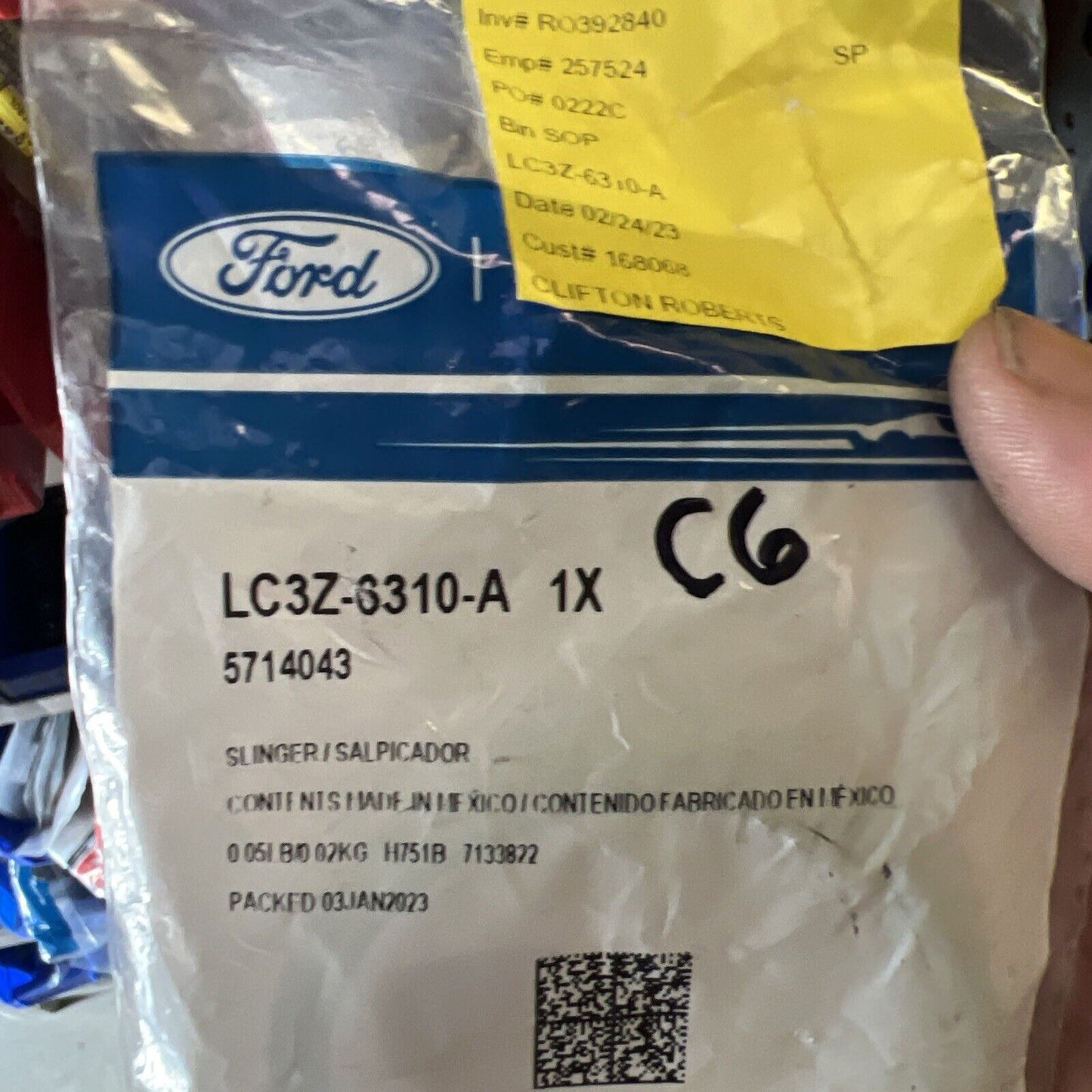 New OEM Genuine Ford Slinger LC3Z6310A