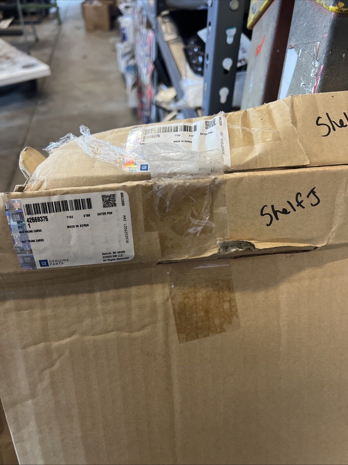 Genuine OEM GM Chevrolet Trailblazer Weather Cargo Mat 2021-2024 42669376