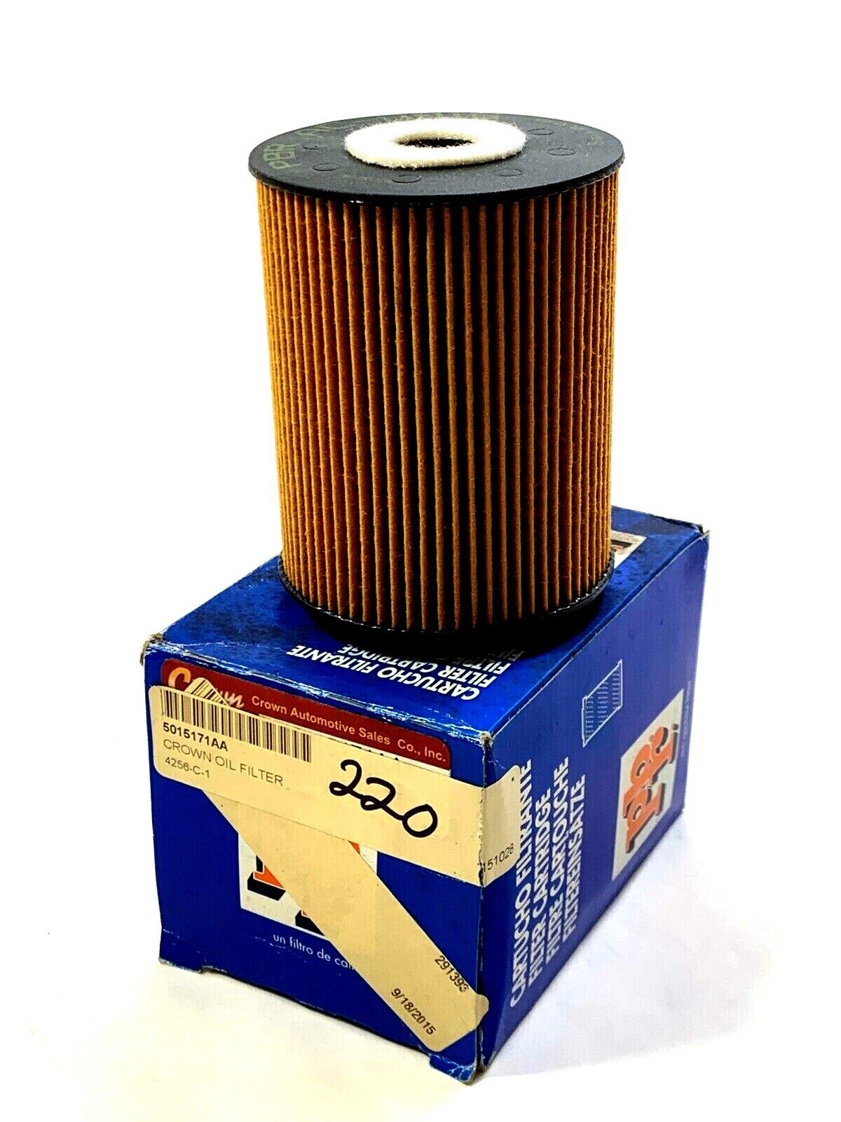 New Oil Filter for Jeep Grand Cherokee 1999-2001 Crown Automotive 5015171AA