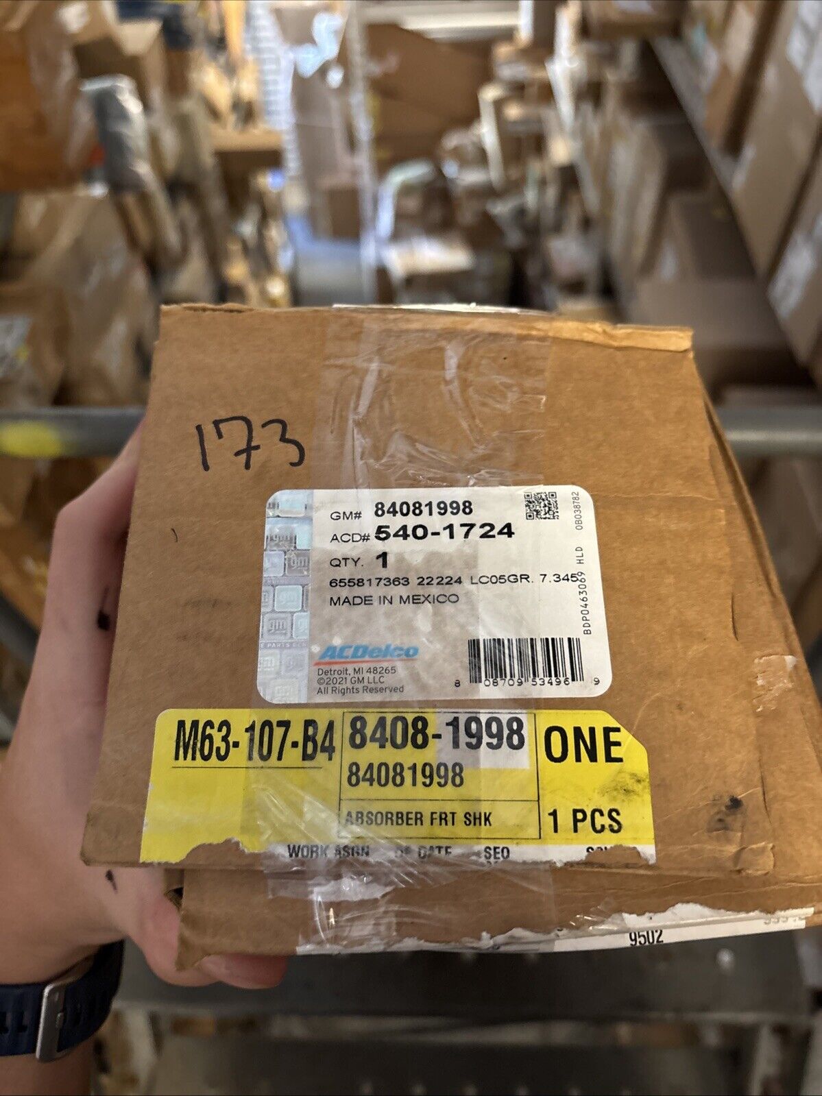 Genuine OEM GM Chevy Tahoe Suspension Strut 2016-2020 84081998 ACDelco 540-1724