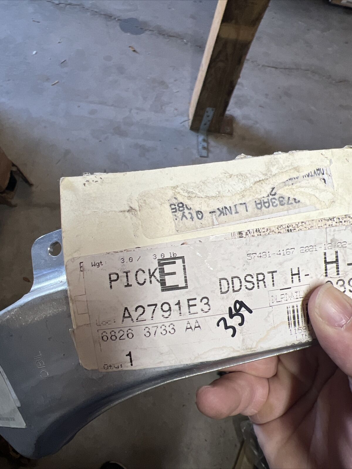 New OEM Genuine Mopar 2016-2022 Rear Left Suspension Leading Arm 68263733AA