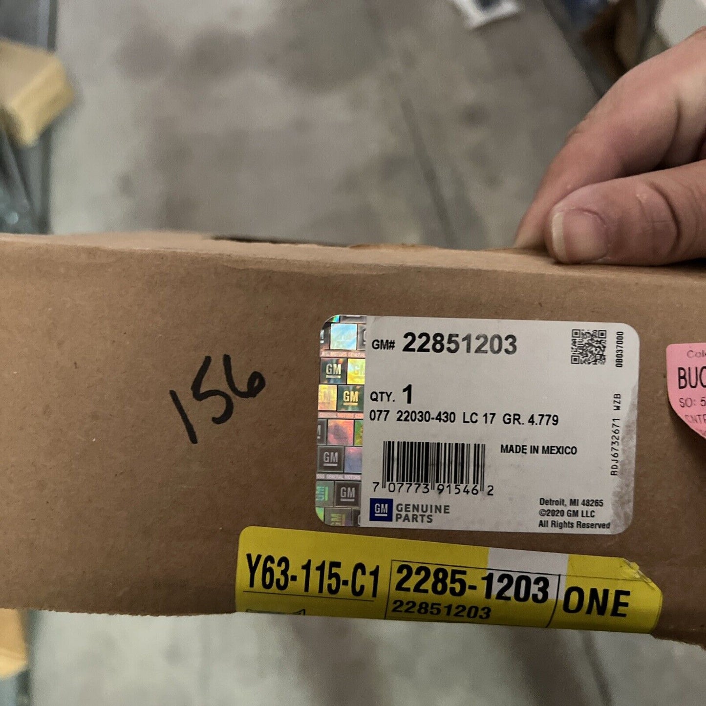 Genuine OEM GM Escalade ESV Rear Left Driver Side Cable 2010-2014 22851203