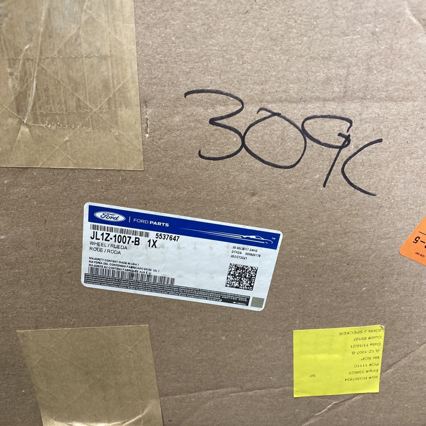 New OEM Ford Expedition Navigator Spare Wheel Spare Rim 2018-2020 JL1Z-1007-B