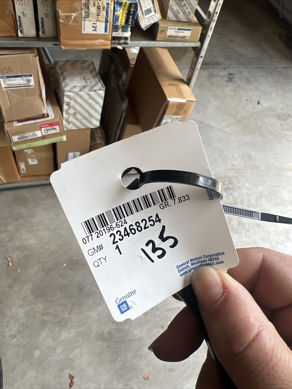 Genuine OEM GM Acadia Rear Bumper Side Bracket 2013-2017 23468254