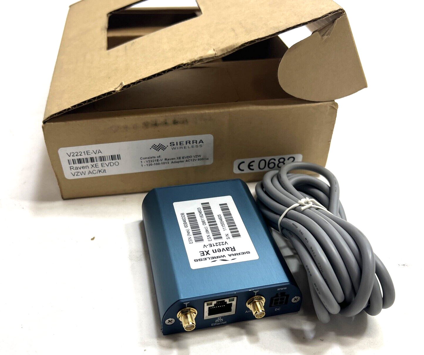 New OEM Sierra Wireless V2221E-VA AirLink Raven XE Ethernet Wireless Modem (TSC)
