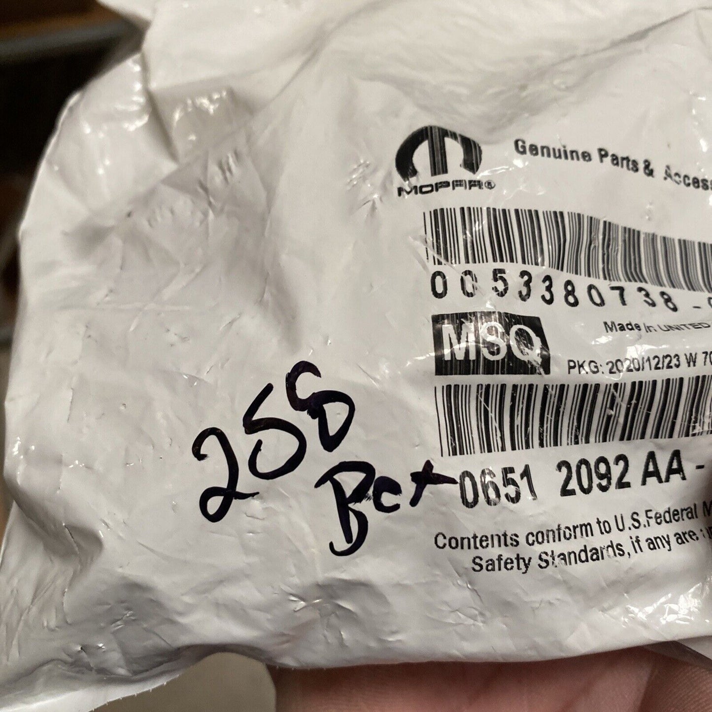 New Mopar Bolt Or Set 06512092AA