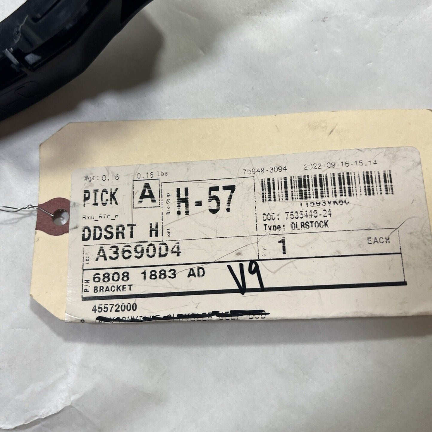 Genuine OEM Mopar 200 Left Driver Side Fascia Bracket 2011-2014 68081883AD