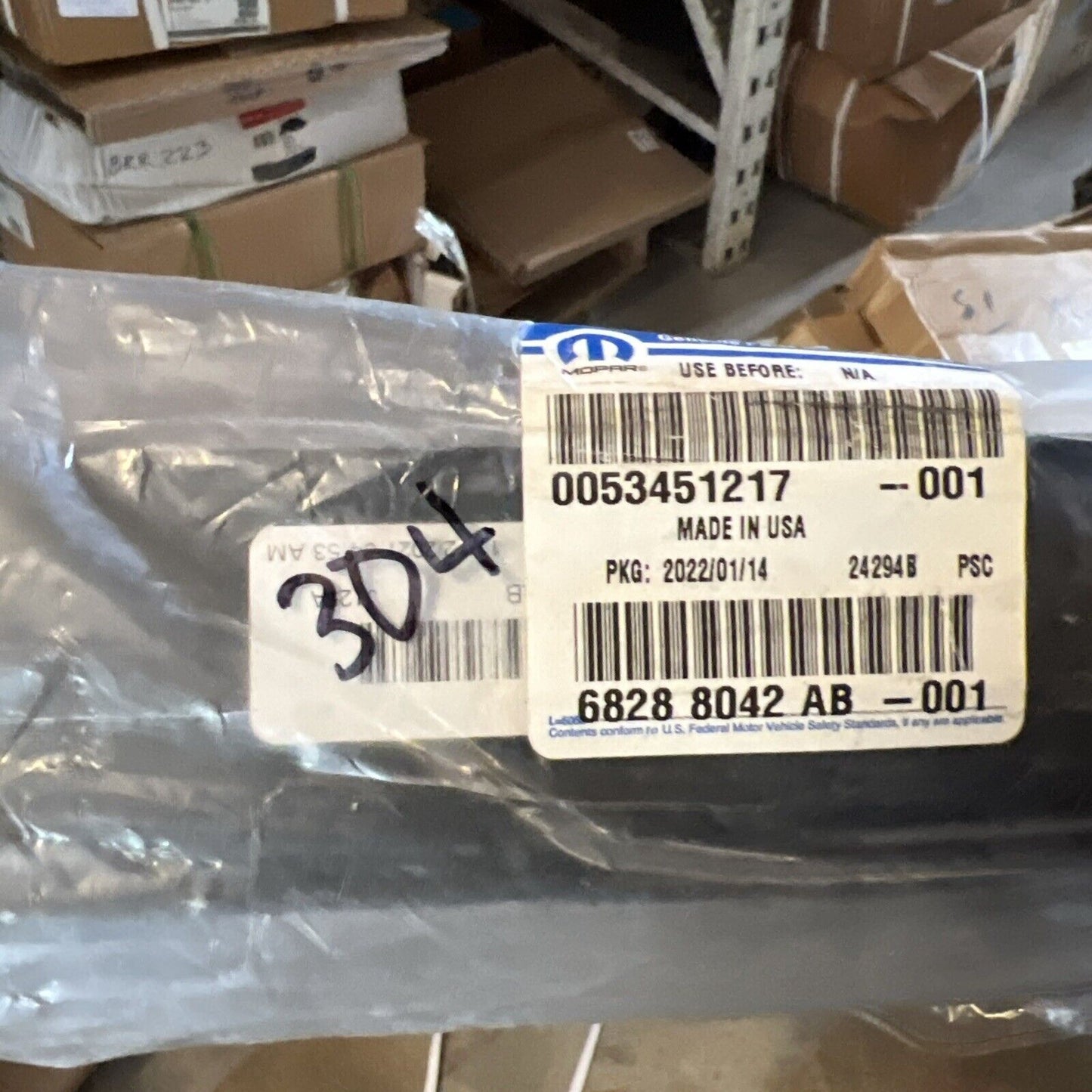 Genuine OEM Mopar Jeep Cherokee Front Bumper Lower Grille 2019-2022 68288042AB