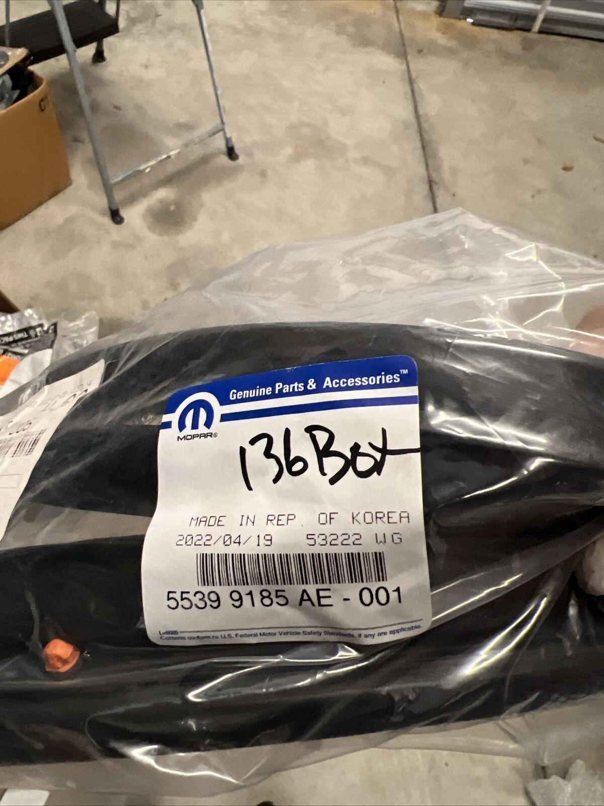 Genuine OEM Mopar Durango Front Door Opening Weatherstrip 2011-2023 55399185AE