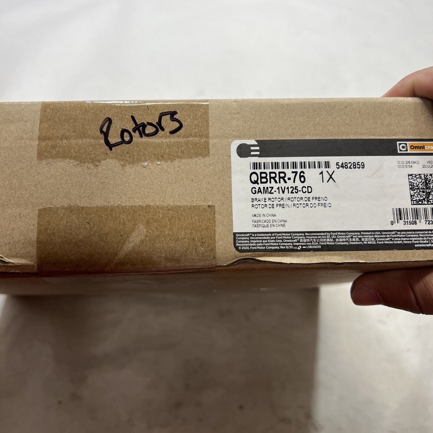 New OEM Genuine Omnicraft Rear Rotor qbrr76