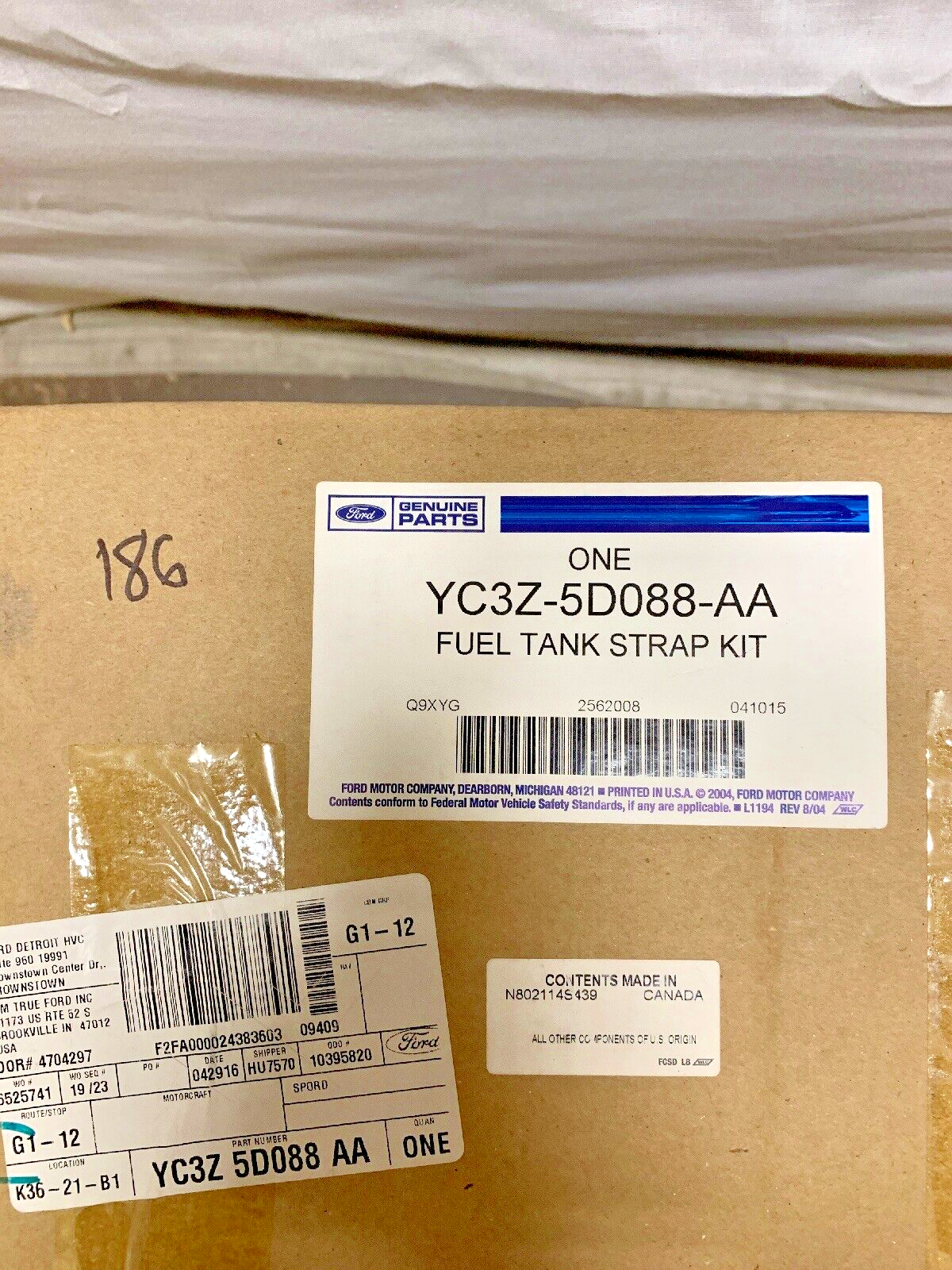 New OEM Ford F-250 F350 Fuel Tank Strap 1999-2004 YC3Z-5D088-AA