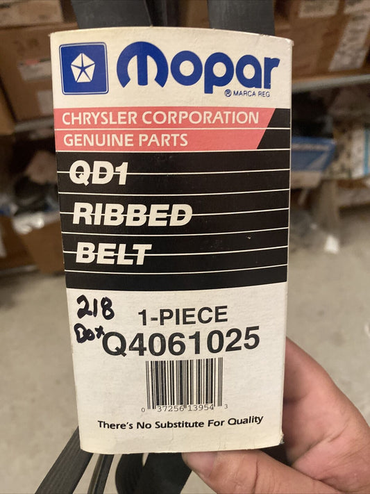 New OEM Mopar Serpentine Belt Q4061025
