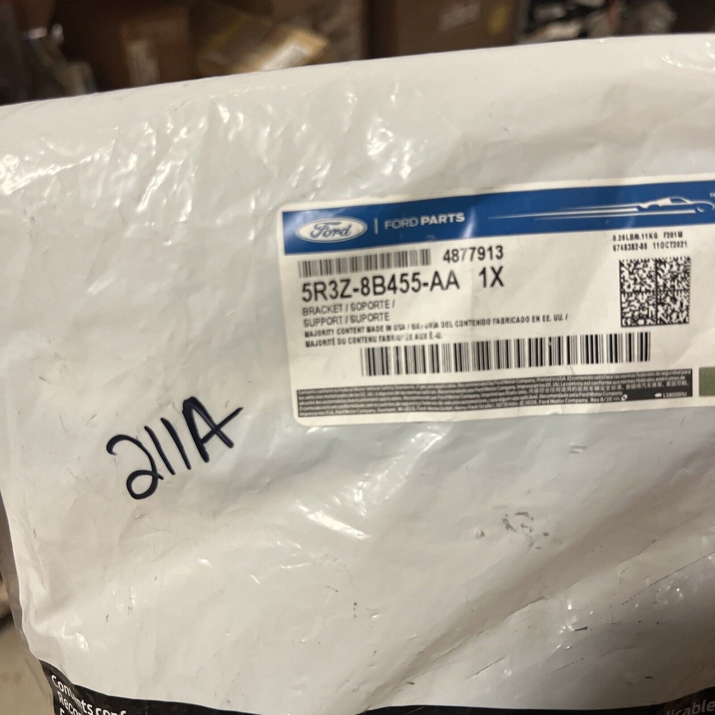 New OEM Genuine Ford Right Passenger Side Radiator Grille Support 5R3Z8B455A