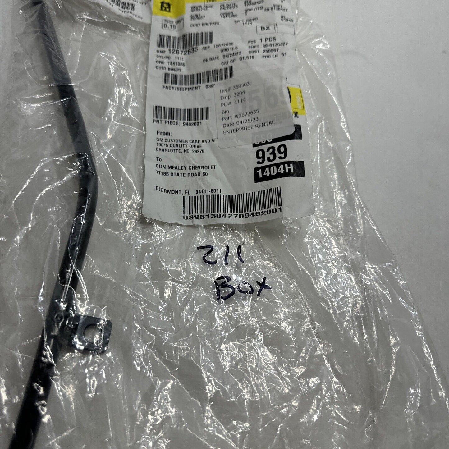 GM OEM Engine Parts-Oil Tube 12672635