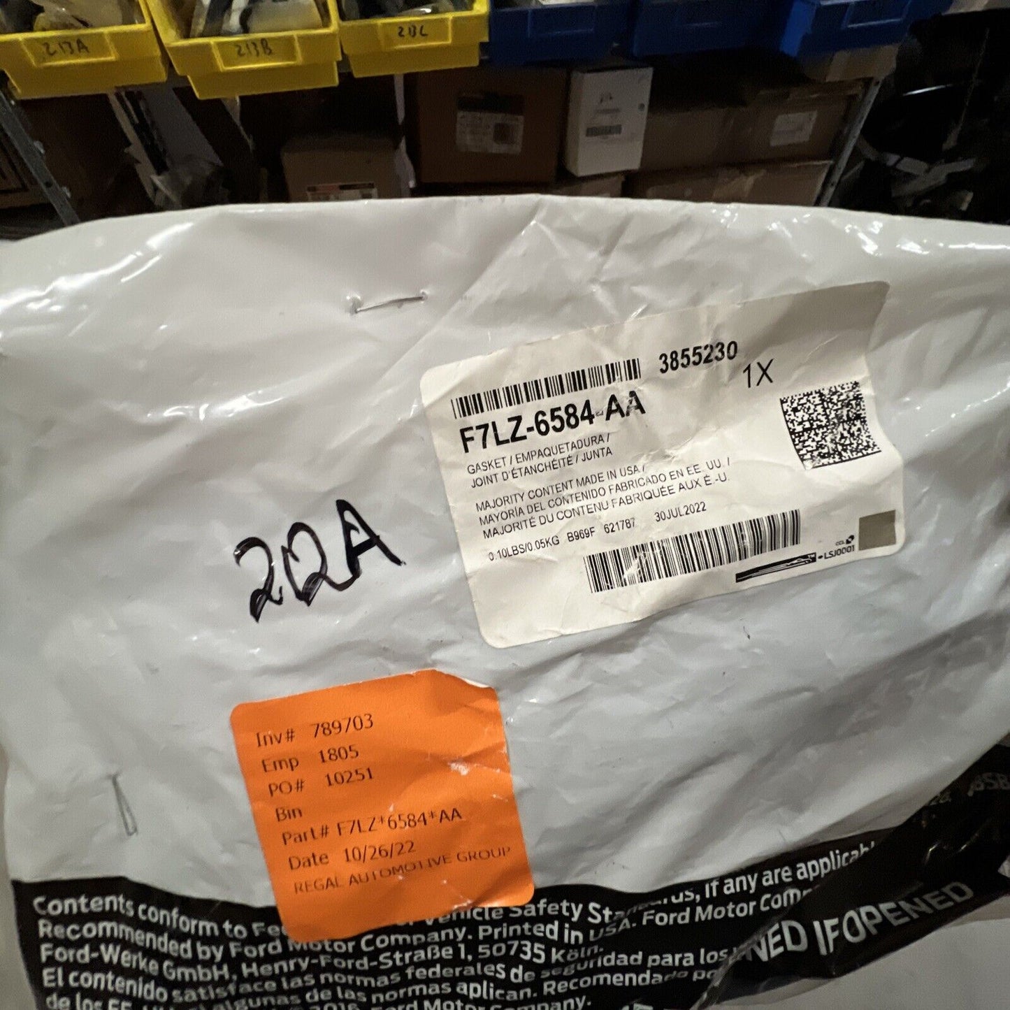 New OEM 2004-14 Ford Mustang Navigator Rocker Arm Valve Cover Gasket F7LZ6584AA