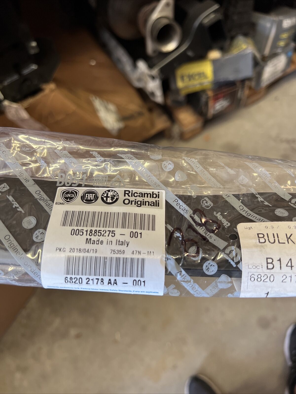 New OEM Genuine Mopar Fiat 500L 2014-2020 Front Air Dam 68202178AA